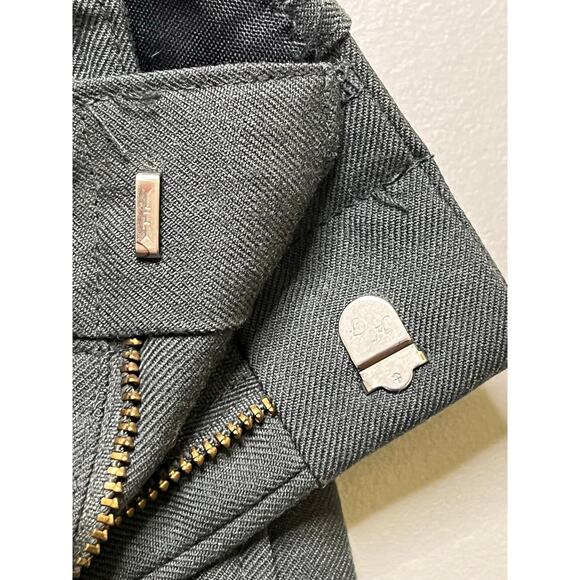 Vintage 1982 U.S. Military Wool Serge Dress Trousers Men’s 29S Scovill Zip 28x24 - Picture 4 of 16